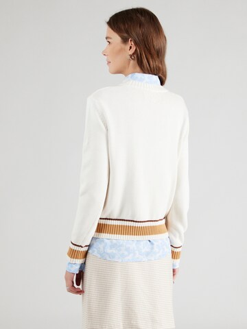 UNITED COLORS OF BENETTON Sweter w kolorze biały