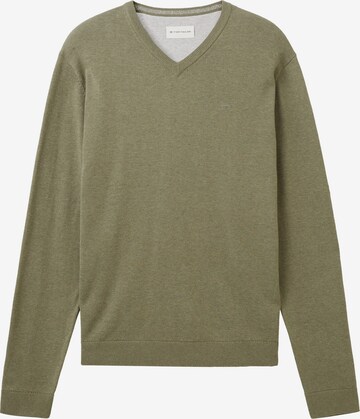 TOM TAILOR Sweater in Green: front