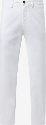 Coupe slim Pantalon chino North Sails en blanc : devant