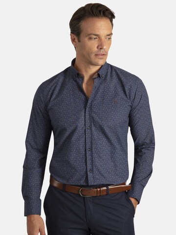 Sir Raymond Tailor Regular Fit Hemd 'Bata' in Blau: predná strana