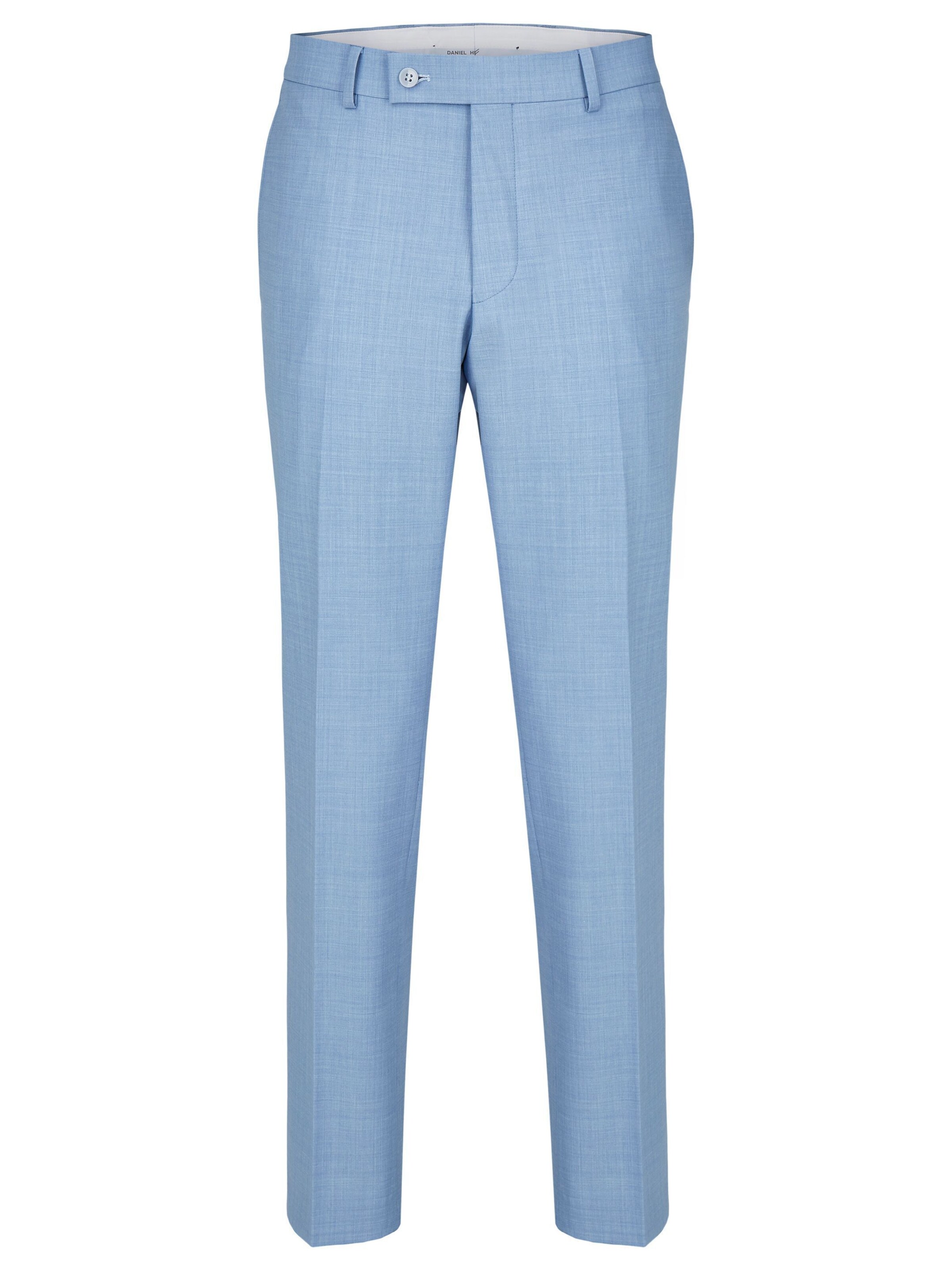 HECHTER PARIS Regular Trousers with creases in Blue: front