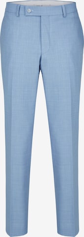 HECHTER PARIS Regular Pleated Pants in Blue: front