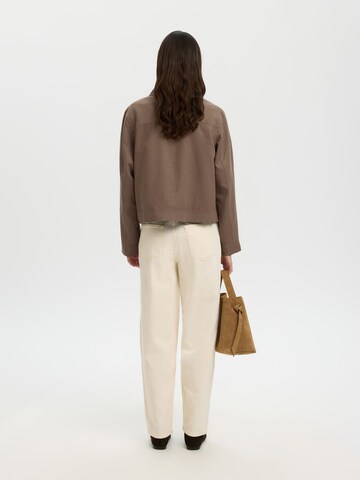 SELECTED Between-season jacket in Brown