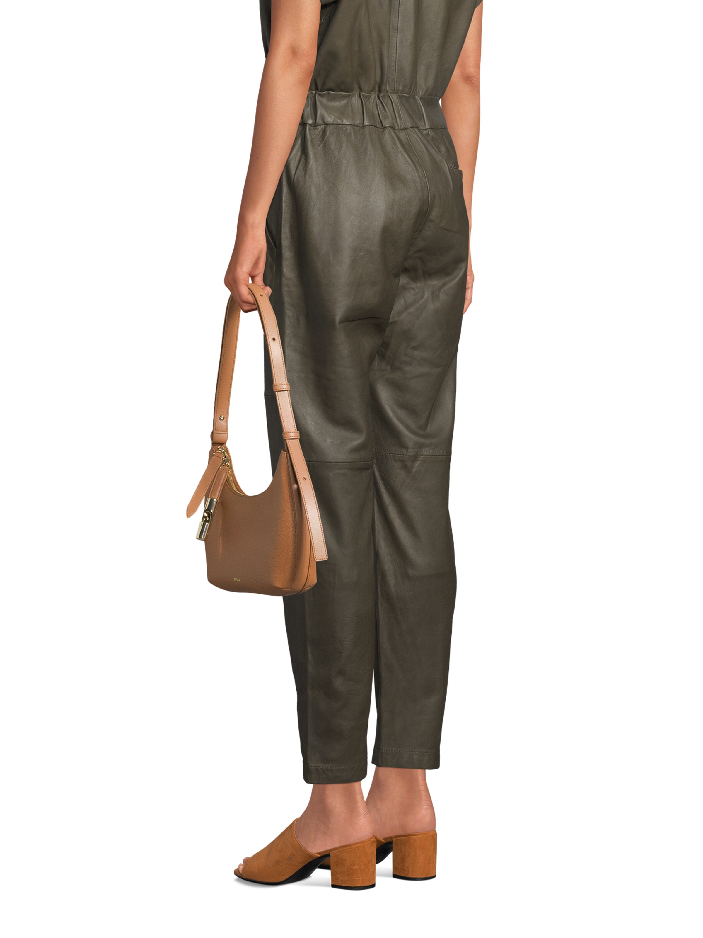 Borsa a tracolla 'GOCCIA' di FURLA in marrone: frontale