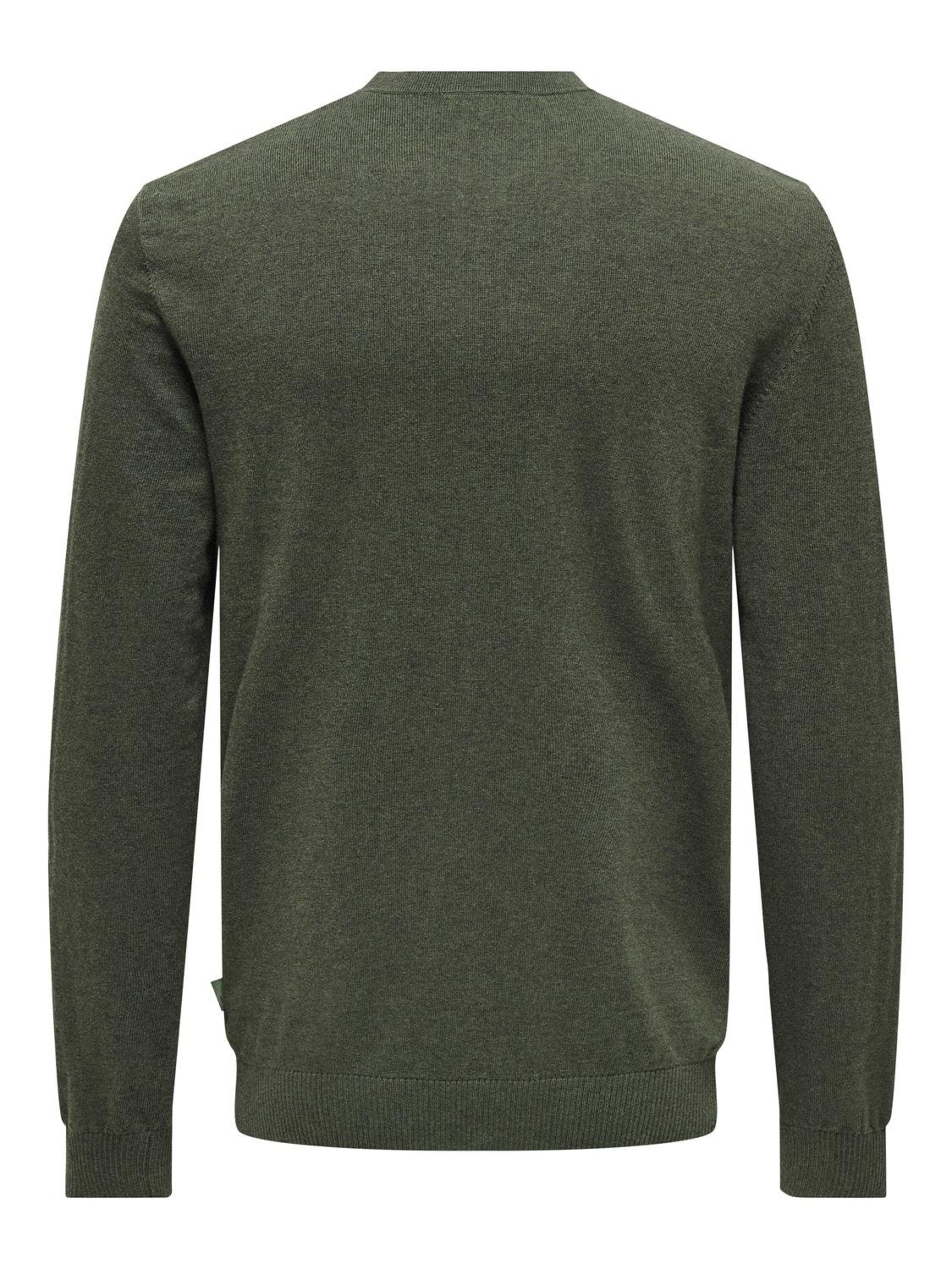 Only & Sons Πουλόβερ 'ONSLoui' σε πράσινο