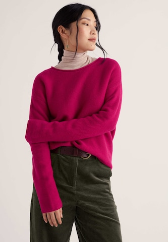 Seasalt Cornwall Sweater ' Fruity II ' in Pink: front