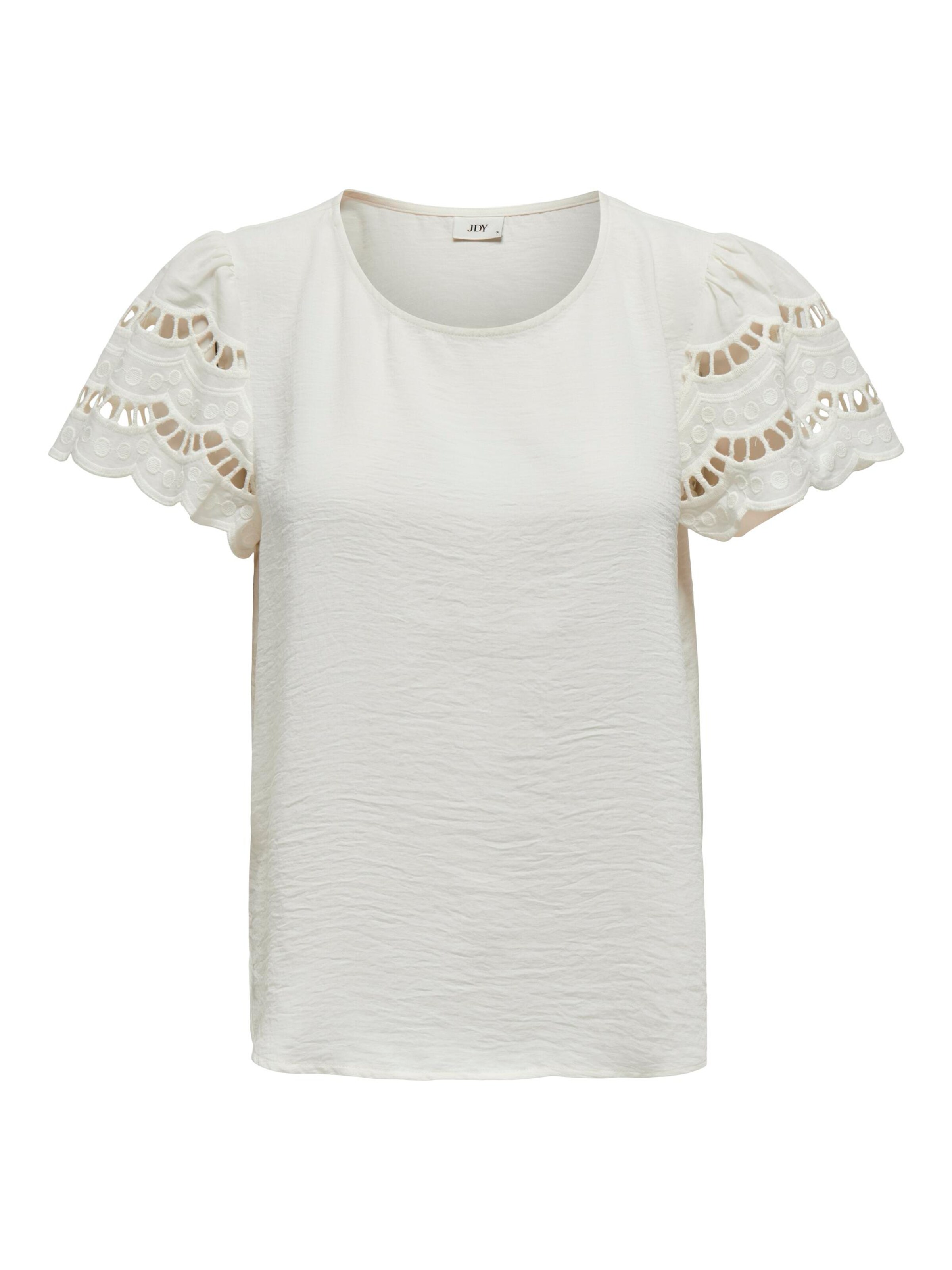 JDY Μπλούζα 'HANNAH' σε λευκό: μπροστά