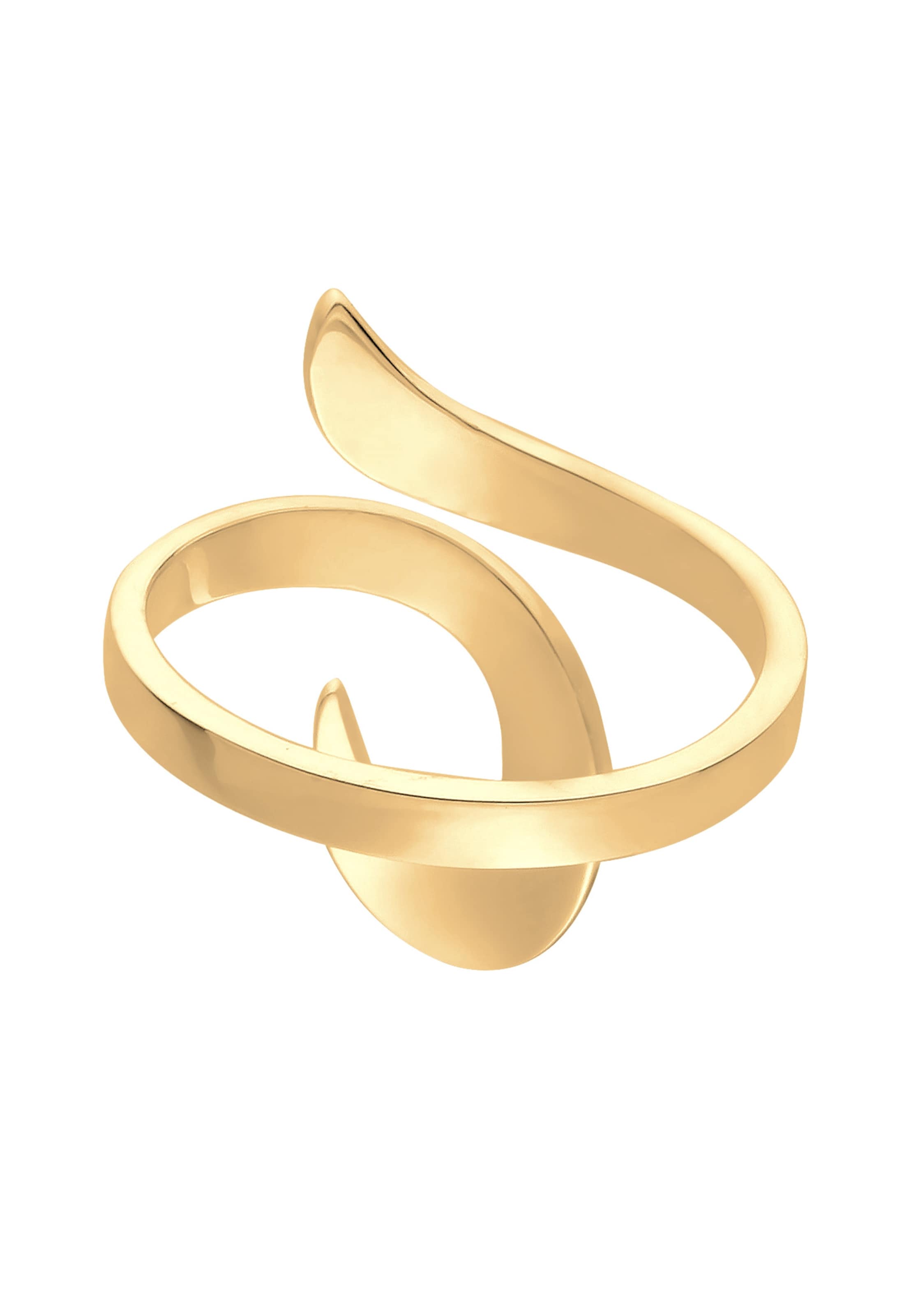 ELLI Ring 'Wellen' in Gold