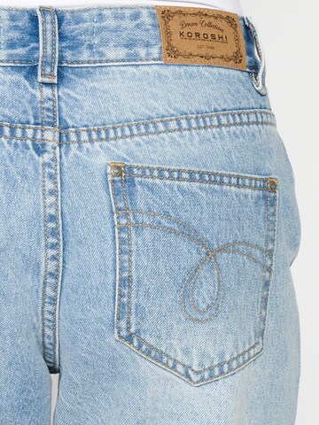 KOROSHI Loosefit Jeans in Blau