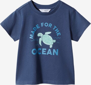 MANGO KIDS T-Shirt 'TORTUGA' in Blau: predná strana