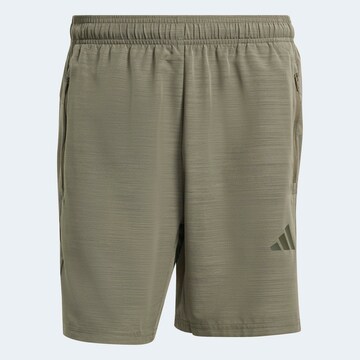 ADIDAS PERFORMANCE Regular Pants in Green: front