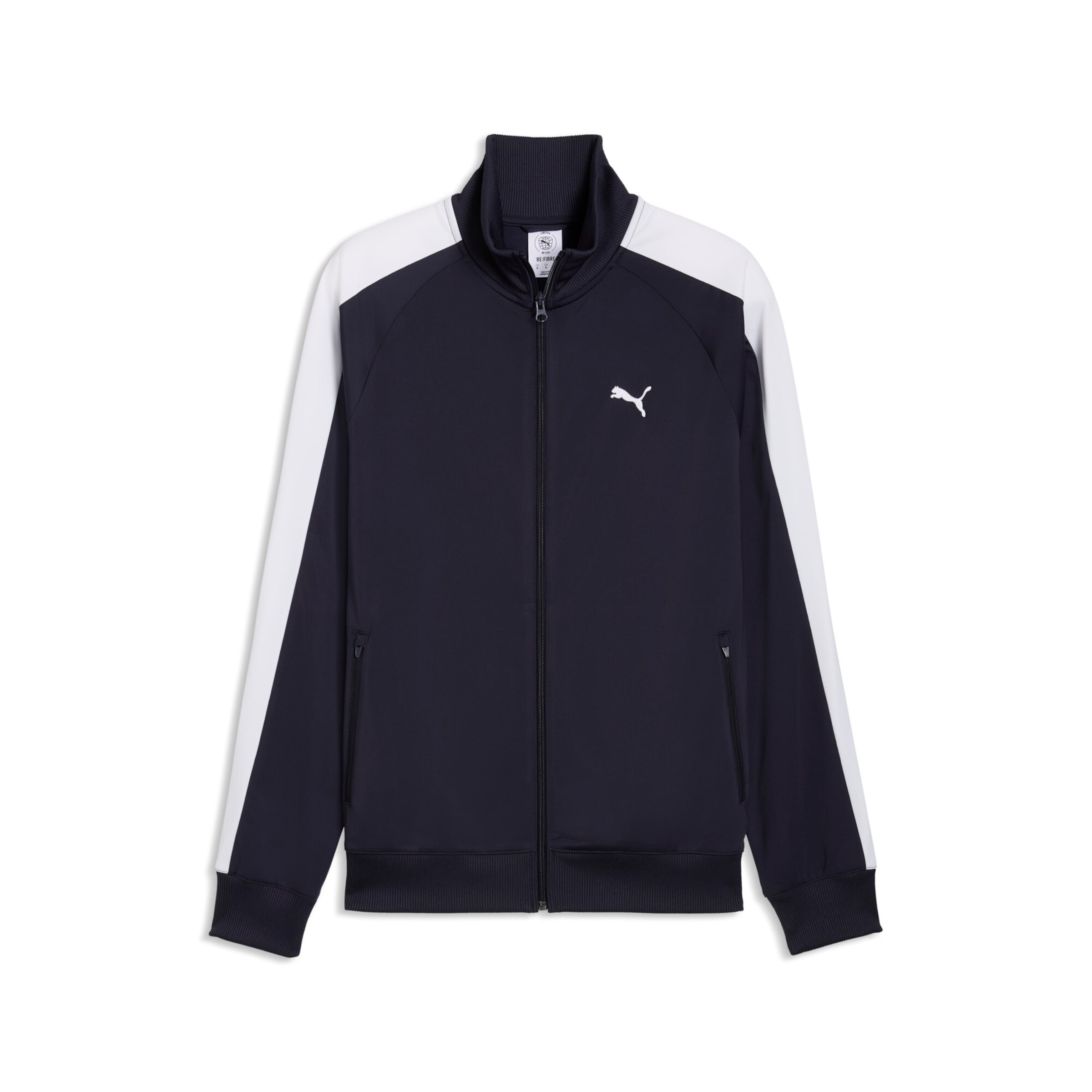 PUMA Athletic Jacket in Blue: front