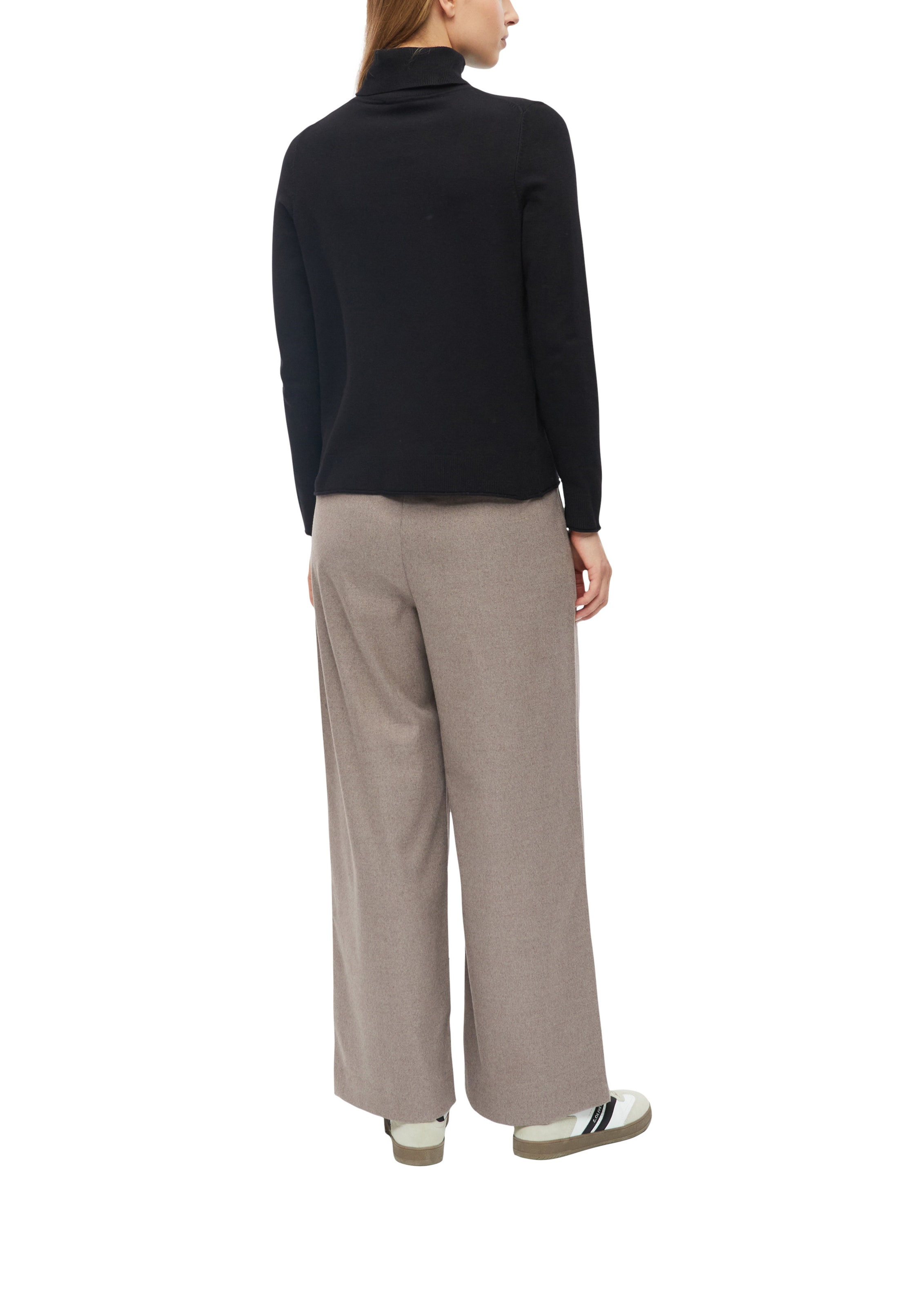 s.Oliver Pullover in Schwarz: Rückseite