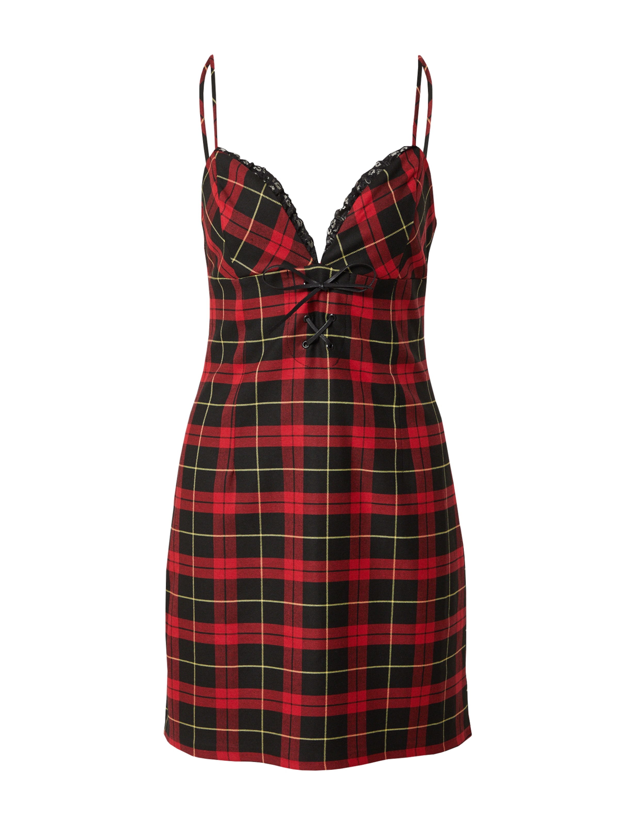 Rochie de la Koton pe roșu: față