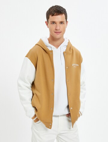 Koton Between-season jacket in Brown: front
