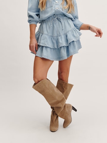 Jupe Tatiana Zidekova en bleu : devant