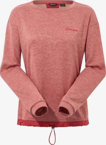 Berghaus Sweatshirt in Rood: voorkant