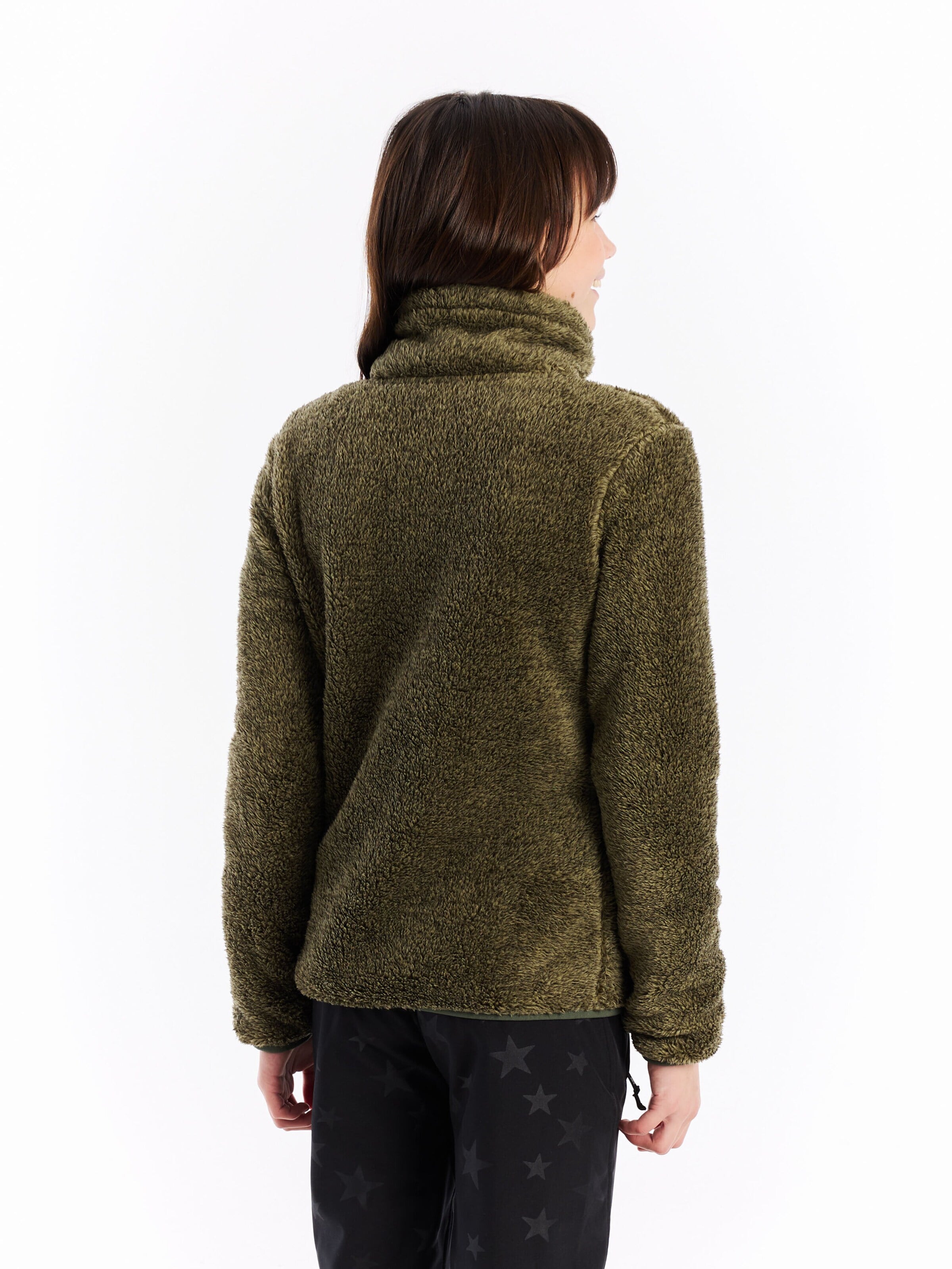 PROTEST Fleece jacket 'Riri JR' in Green
