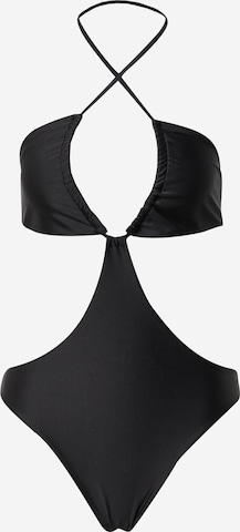 Bandeau Maillot de bain NLY by Nelly en noir : devant