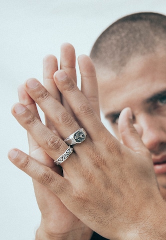 Haze&Glory Ring in Silver: front