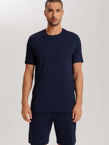 T-Shirt ' Night & Day ' Hanro en bleu : devant