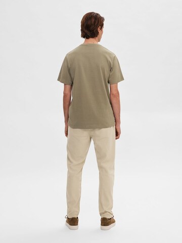 T-Shirt SELECTED HOMME en vert