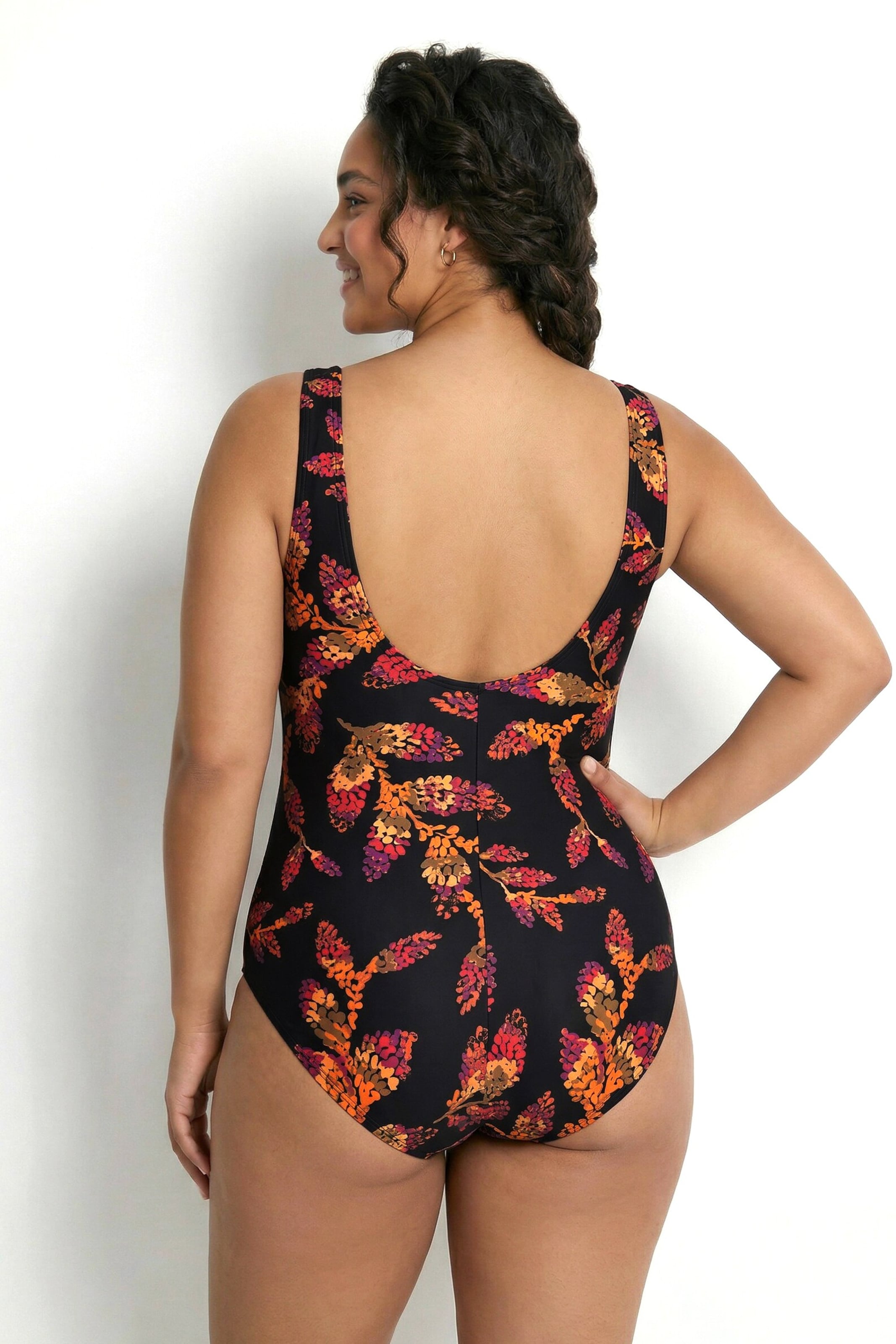 Ulla Popken Classic Swimsuit in Black