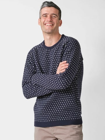 Klitmøller Neulepaita ' Hugo ' värissä sininen: etupuoli