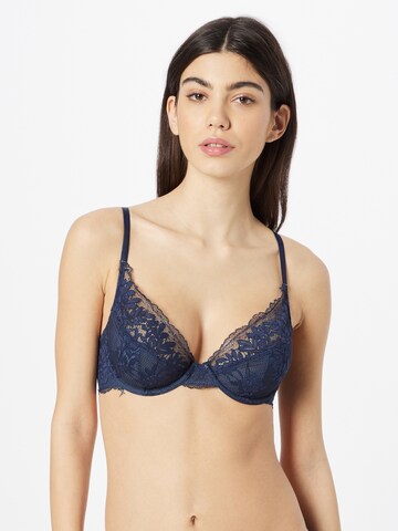 ESPRIT T-shirt Bra in Blue: front