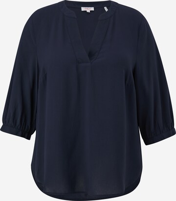 s.Oliver Blouse in Blauw: voorkant