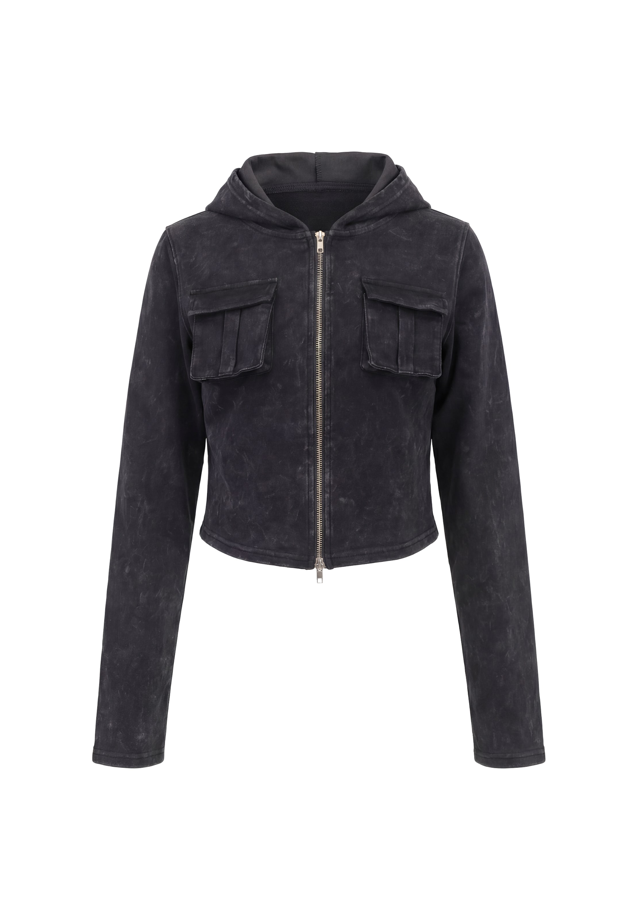 myMo ROCKS Between-season jacket in Black: front