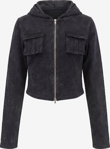 Veste mi-saison myMo ROCKS en noir : devant
