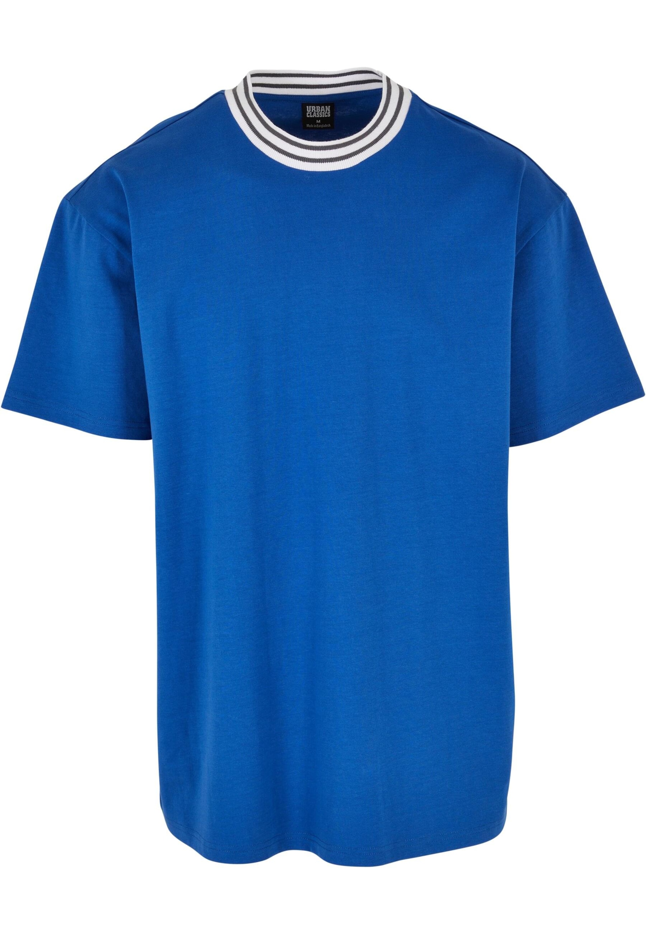 Urban Classics Shirt 'Kicker' in Blauw: voorkant