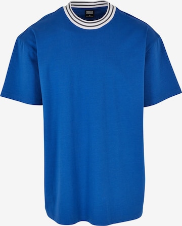 T-Shirt 'Kicker' Urban Classics en bleu : devant