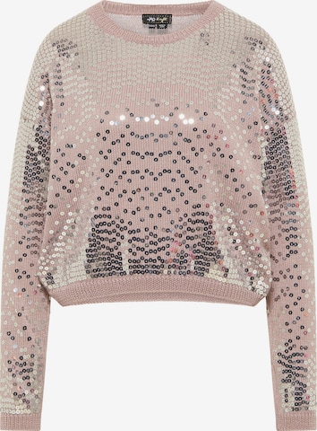 Pull-over myMo at night en rose : devant