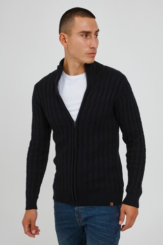 INDICODE JEANS Knit Cardigan in Black: front