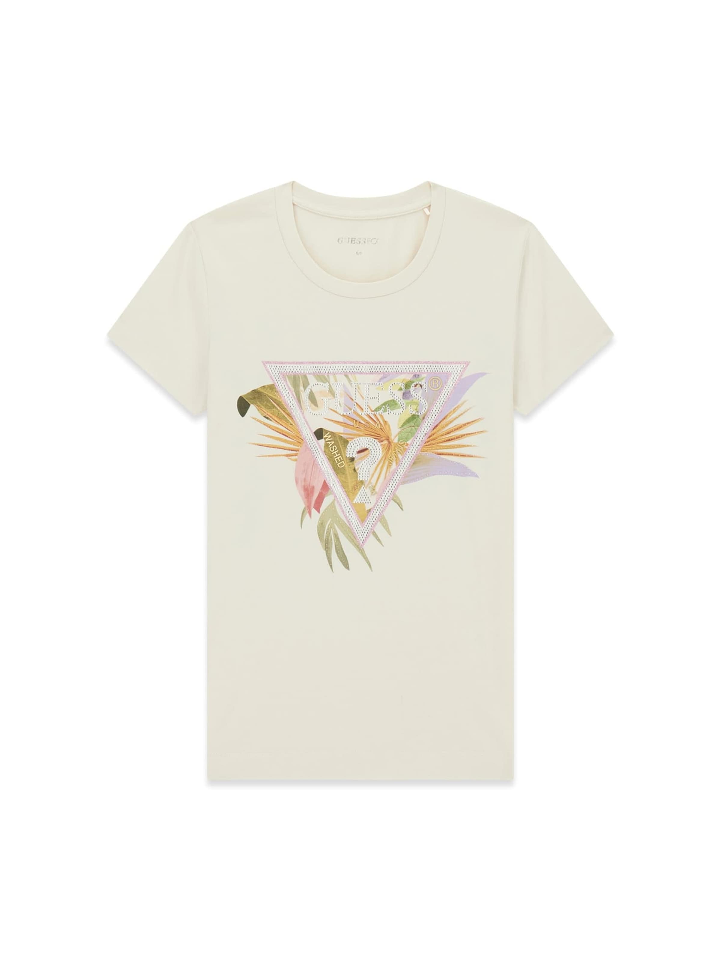 GUESS T-Shirt in Gelb: Vorderseite