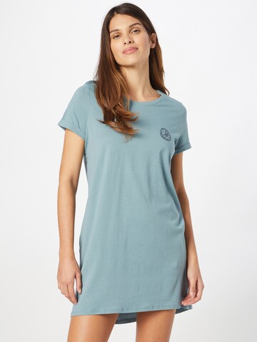 Camicia da notte 'Summer Night' di SCHIESSER in blu: frontale