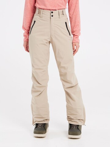 PROTEST Regular Sportbroek 'CINNAMON' in Bruin: voorkant