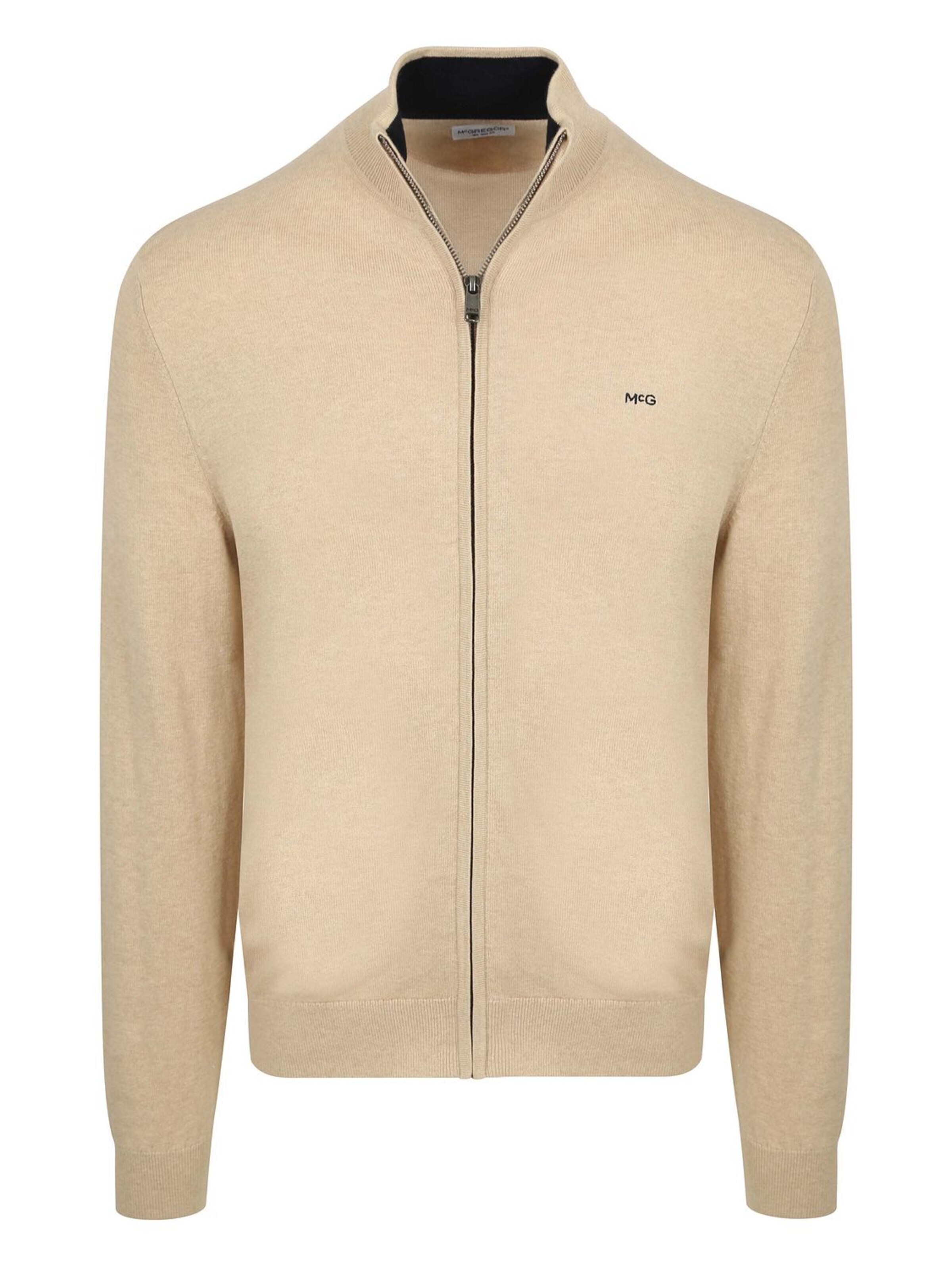 McGREGOR Knit Cardigan in Beige: front
