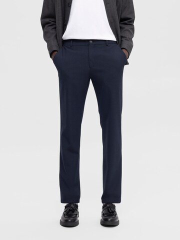 SELECTED HOMME Slimfit Hose 'SLHRobert' in Blau: Vorderseite