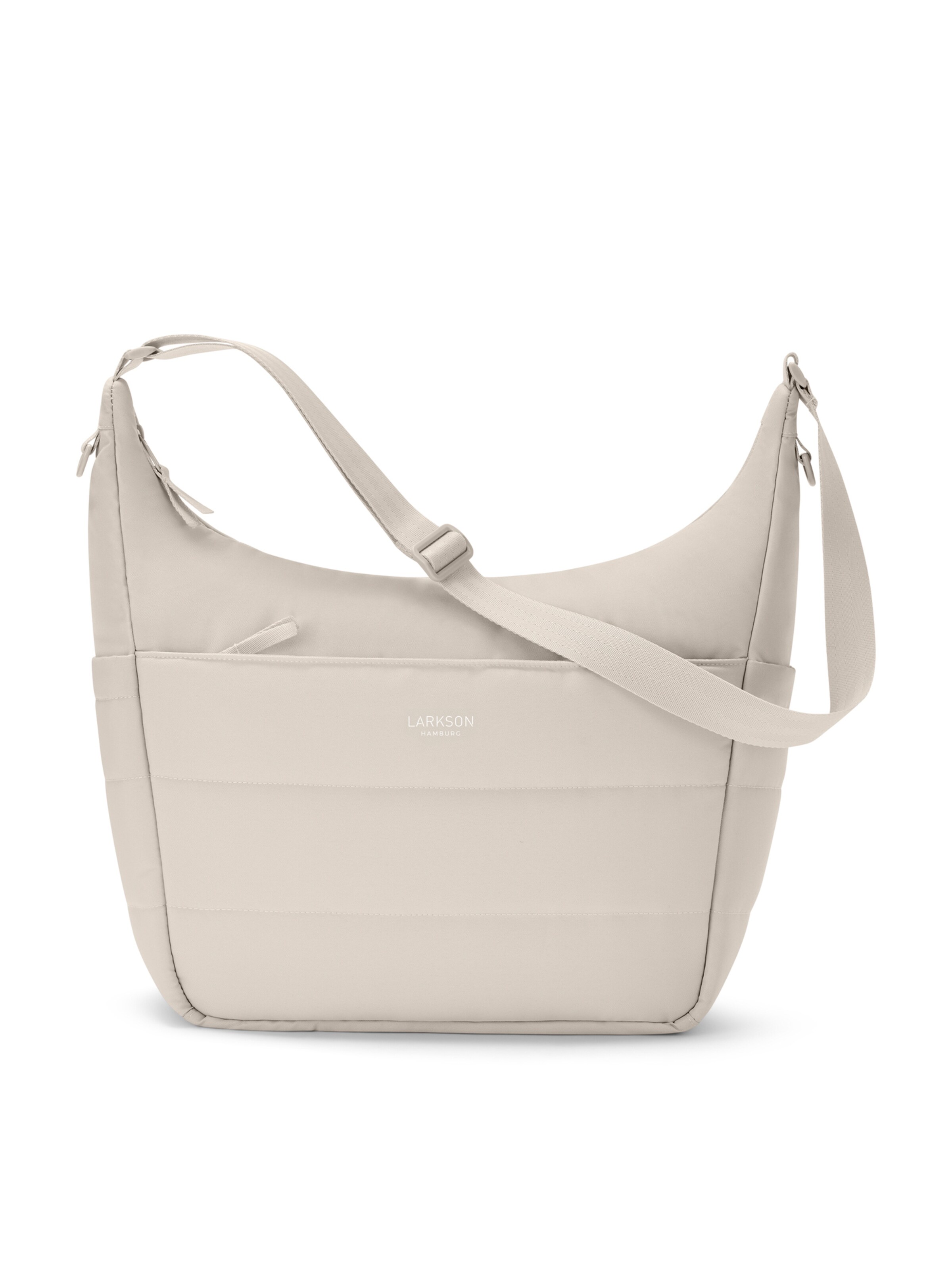 LARKSON Axelremsväska 'Linnea' i beige: framsida