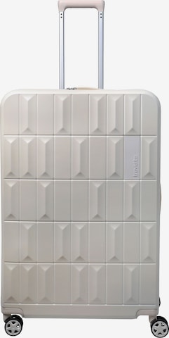 Valisette 'Panello' TRAVELITE en blanc : devant