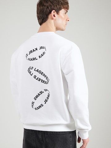 KARL LAGERFELD JEANS Majica | bela barva: sprednja stran