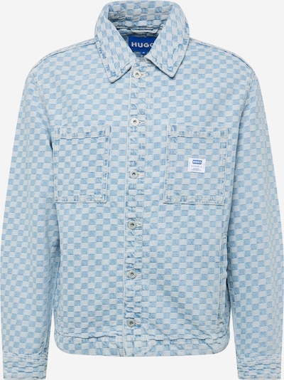 HUGO Демисезонная куртка 'Magaro' в Синий / Джинсовый синий / Светло-синий / Белый, Обзор товара