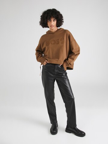 BOSS Sweatshirt 'Eblousa' i brun