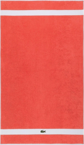 LACOSTE Handtuch 'LCASUAL' in Orange: Vorderseite