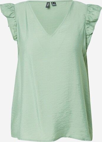 VERO MODA Blouse 'JOSIE' in Groen: voorkant