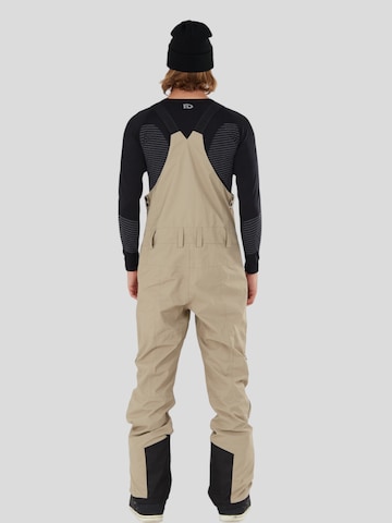 Fundango Regular Skihose 'Benton 3L Bib' in Beige