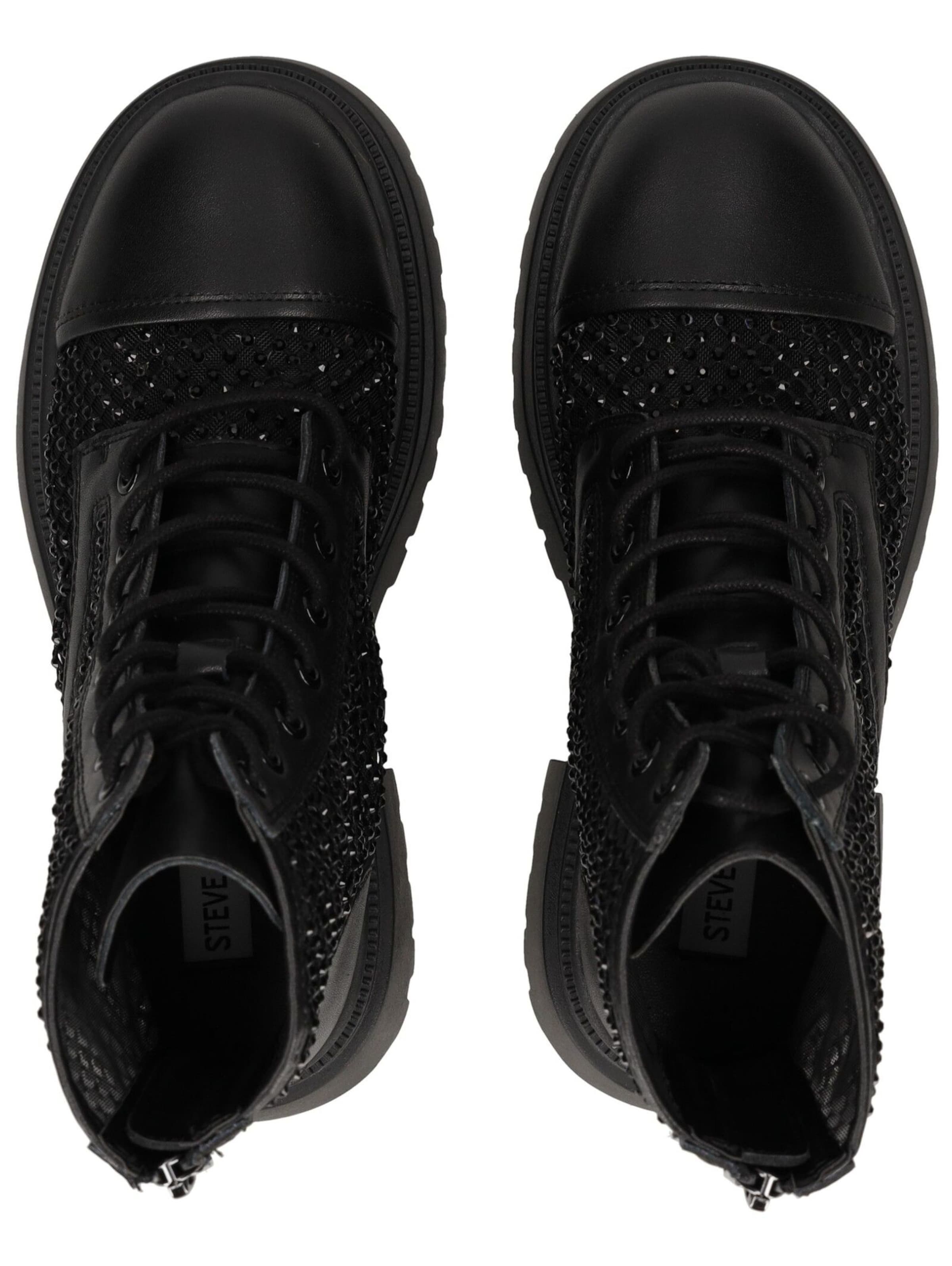 STEVE MADDEN Lace-up bootie 'Ripcord' in Black